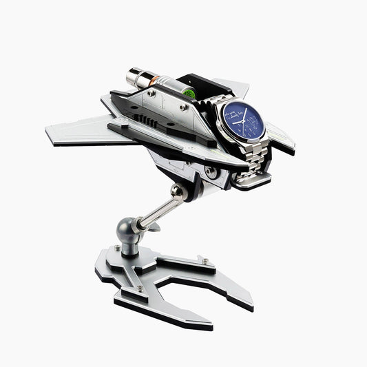 UFO Watchcraft – Robotoy Watch Stand, handcrafted space-inspired adjustable watch holder