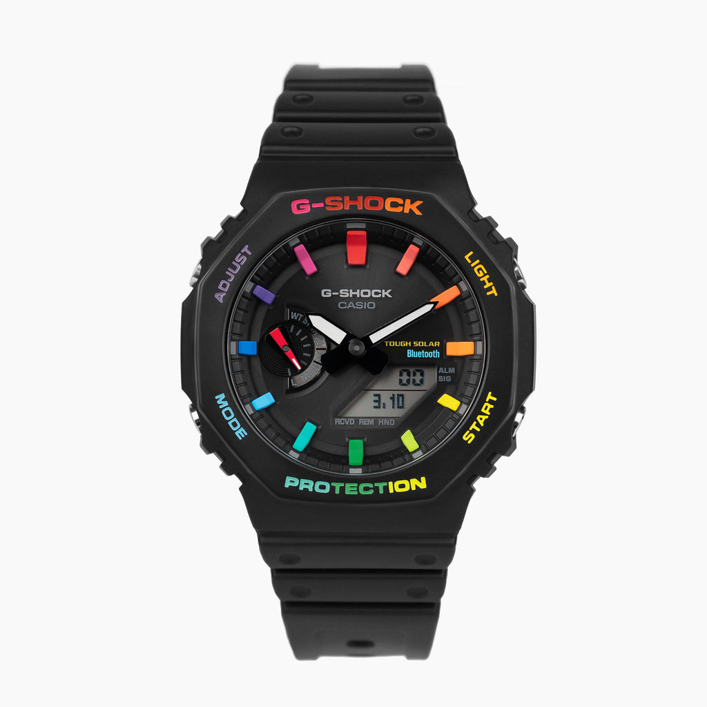 G Shock CasiOak Black Rainbow IFL Watches