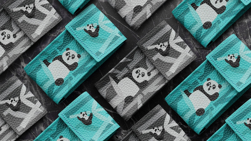 Handcrafted leather watch storage featuring Panda Watch Pouches for keeping your timepieces organized and protected in style.