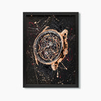 AP Code 1159 – A hand-painted carbon fibre wall art by artist Katy Barnfield.