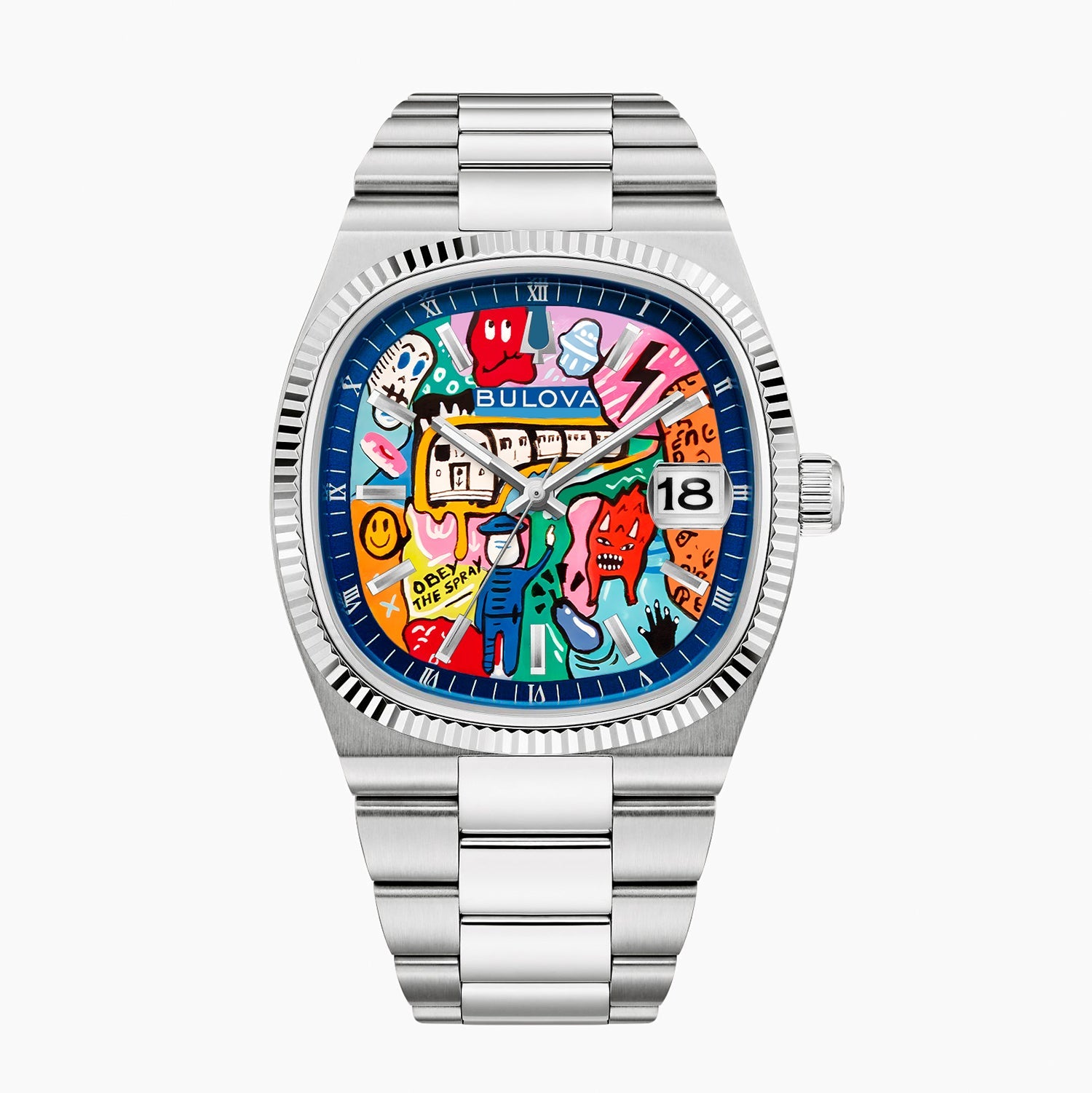 Bulova Super Seville Mural – Limited edition Bulova Super Seville with hand-painted graffiti art design, customized exclusively by IFL Watches