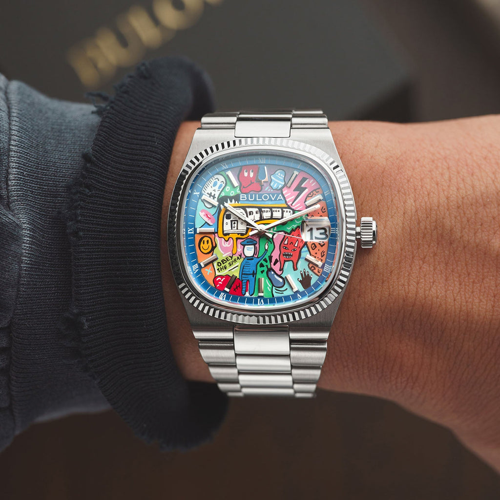 Bulova Super Seville Mural – Limited edition Bulova Super Seville with hand-painted graffiti art design, customized exclusively by IFL Watches