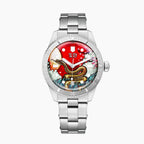 Oris Divers 65 Year of Snake – Limited Edition watch with a hand-painted golden serpent on the dial, a stunning tribute to Chinese tradition featuring the blessing of prosperity, customized by IFL Watches.