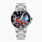 Aquis Octopus Concept – bespoke Oris Aquis dive watch with a hand-painted octopus motif, blue swirling currents, and marine-inspired elements, blending Swiss precision with oceanic beauty. Customized by IFL Watches.
