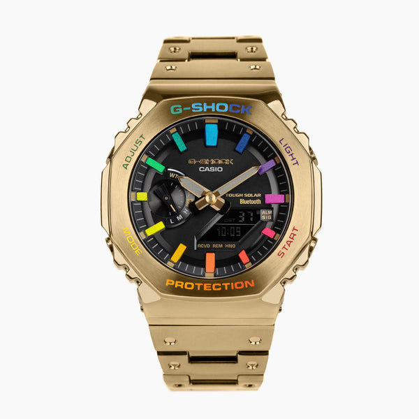 G-Shock CasiOak Yellow Gold Rainbow