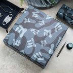 Stealth Camo Lifestyle Locker – handcrafted watch storage organizer with exclusive black camo pattern design, made from premium leather