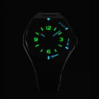 The Smokejumper – MICROMILSPEC military-grade firefighter watch inspired by mechanical manometer displays.