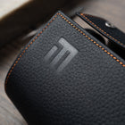 Noir Leather Watch Roll – Two Watches