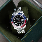 Olive Leather Watch Roll – One Watch