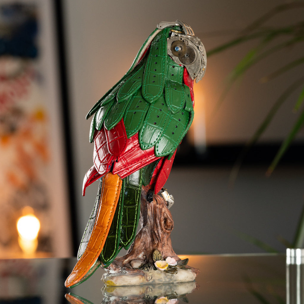 Tick Tock Squawk Sculpture Art 