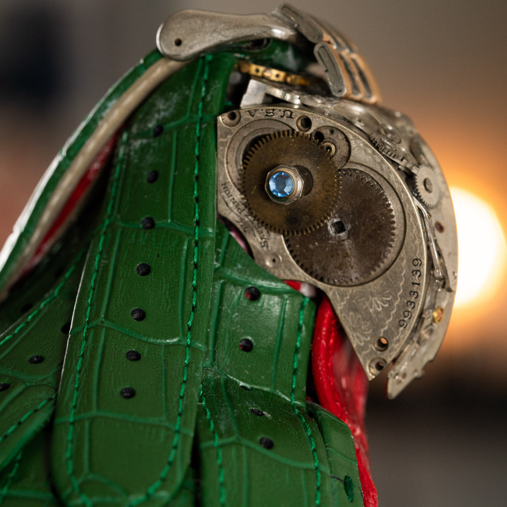 Tick Tock Squawk Sculpture Art 