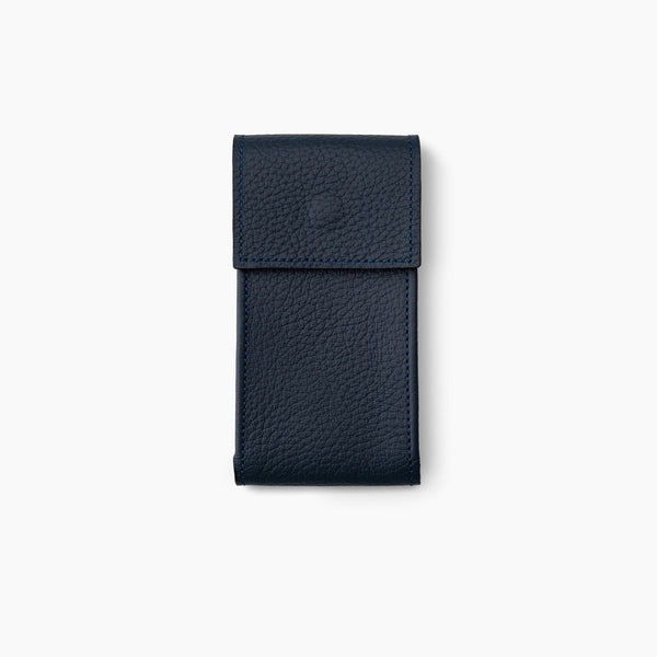 Products Navy Leather Watch Pouch