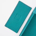 Teal Leather Watch Pouch