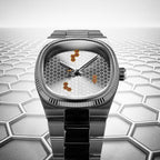 Bulova Super Seville Honeycomb – Hand-painted custom Bulova featuring honeycomb texture and bee seconds hand, a limited edition timepiece by IFL Watches