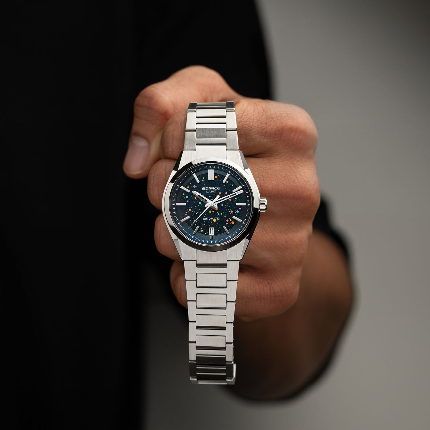 Casio Edifice Midnight Sky – Hand-painted custom Casio Edifice featuring night sky artwork, a bespoke limited edition timepiece by IFL Watches