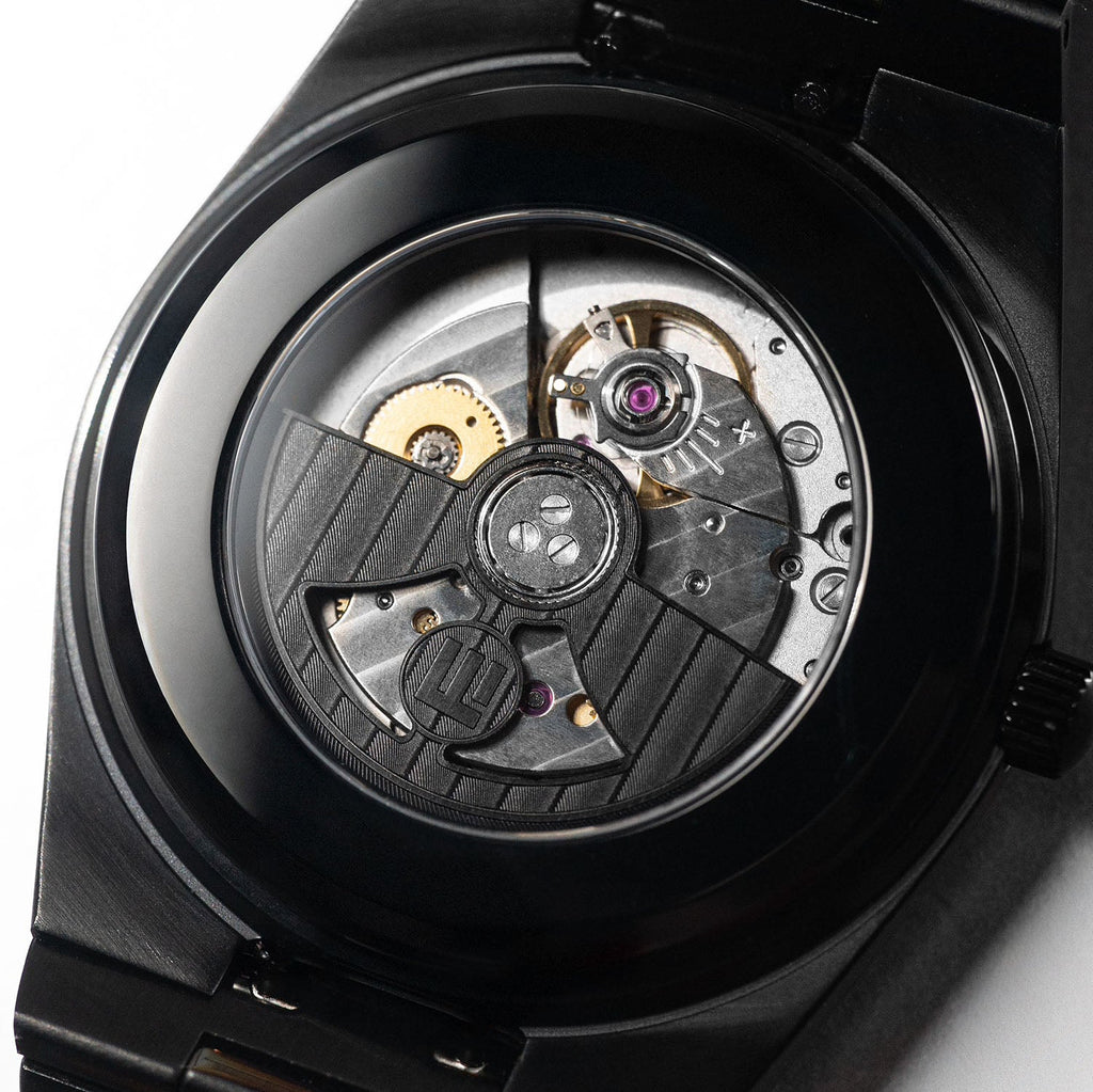 IFL Watches Canvax MK-01 – Hand-painted custom Canvax featuring neon steampunk soldier artwork, a bespoke timepiece by IFL Watches