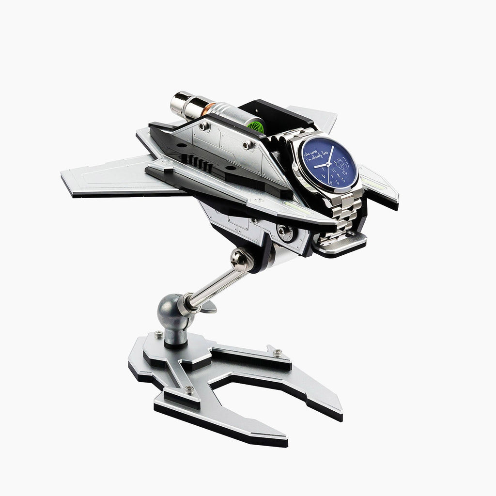 UFO Watchcraft – Robotoy Watch Stand, handcrafted space-inspired adjustable watch holder
