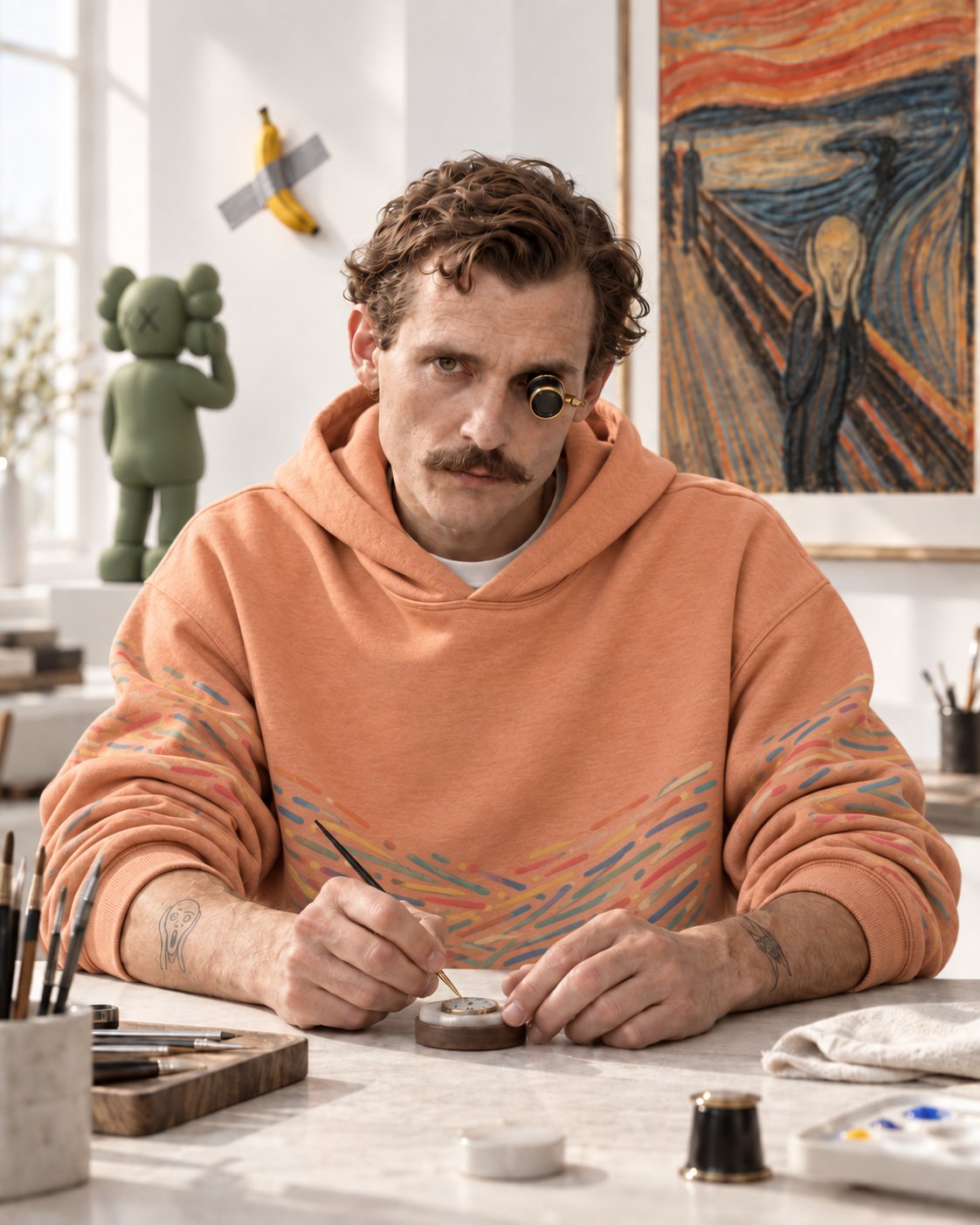 THE FINISHING TOUCH ISN’T ON THE CANVAS.
