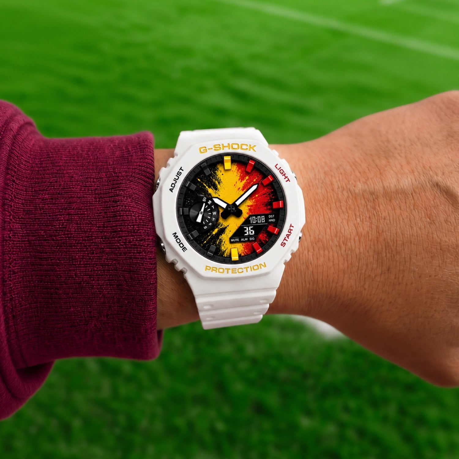 Custom Belgium flag G-Shock wristwatch by IFL Watches