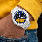 Custom Bosnia flag Casio G-Shock on the wrist, by IFL Watches