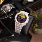 Casio G-Shock Colombia — custom Colombia flag G-Shock lifestyle shot, by IFL Watches