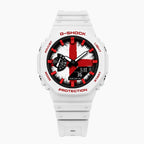 Casio G-Shock England — white custom G-Shock with the England flag dial, by IFL Watches
