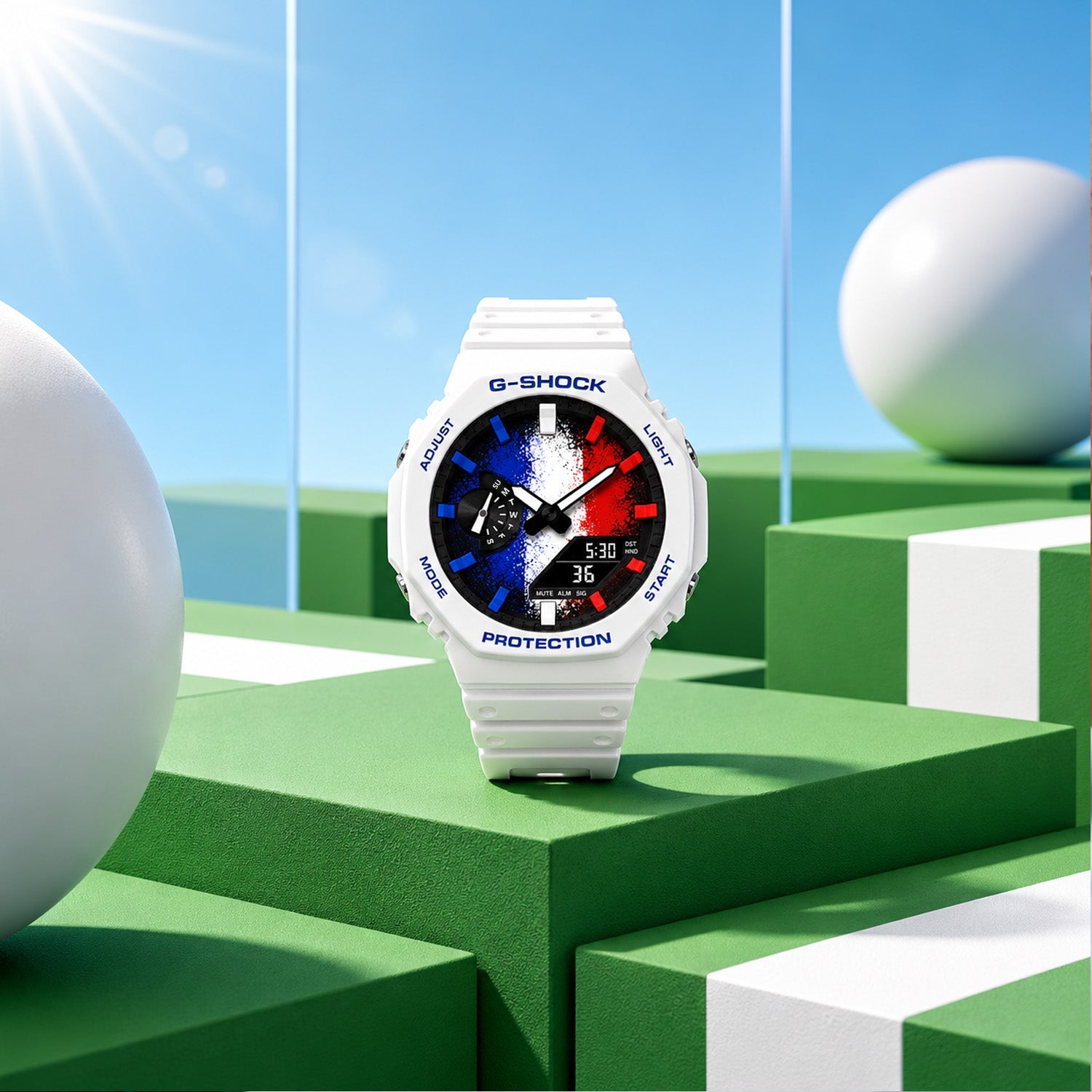Casio G-Shock France national flag watch by IFL Watches