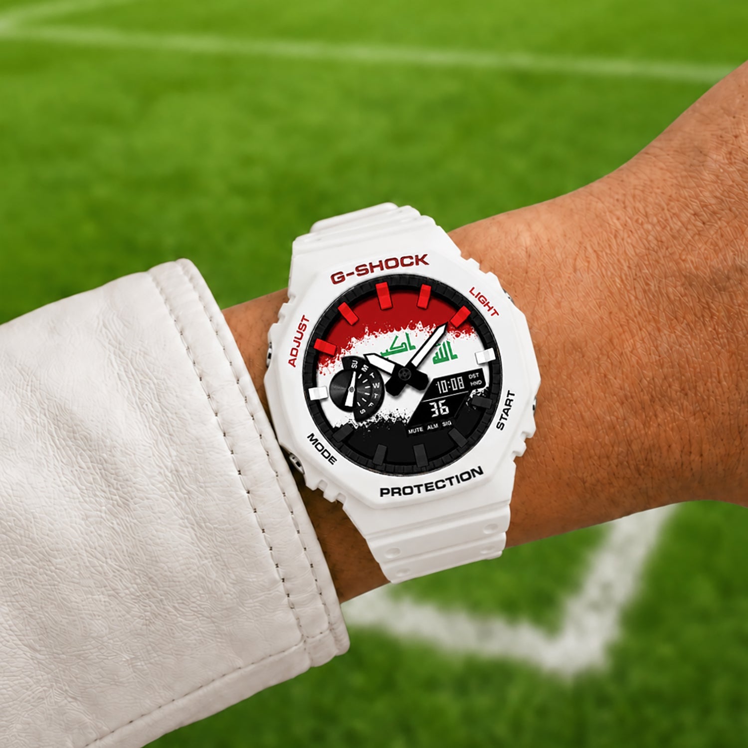 Casio G-Shock Iraq national flag watch by IFL Watches