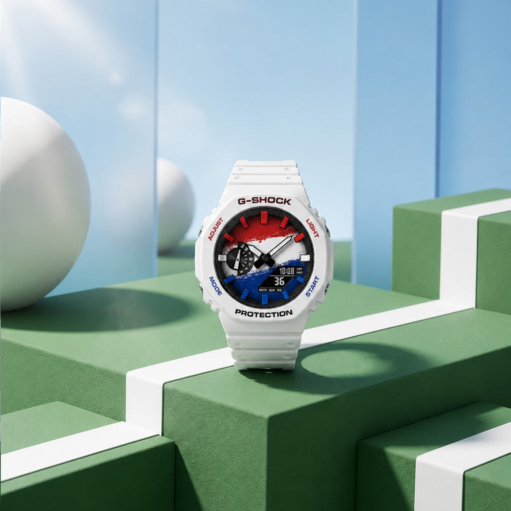Custom Netherlands flag G-Shock wristwatch by IFL Watches