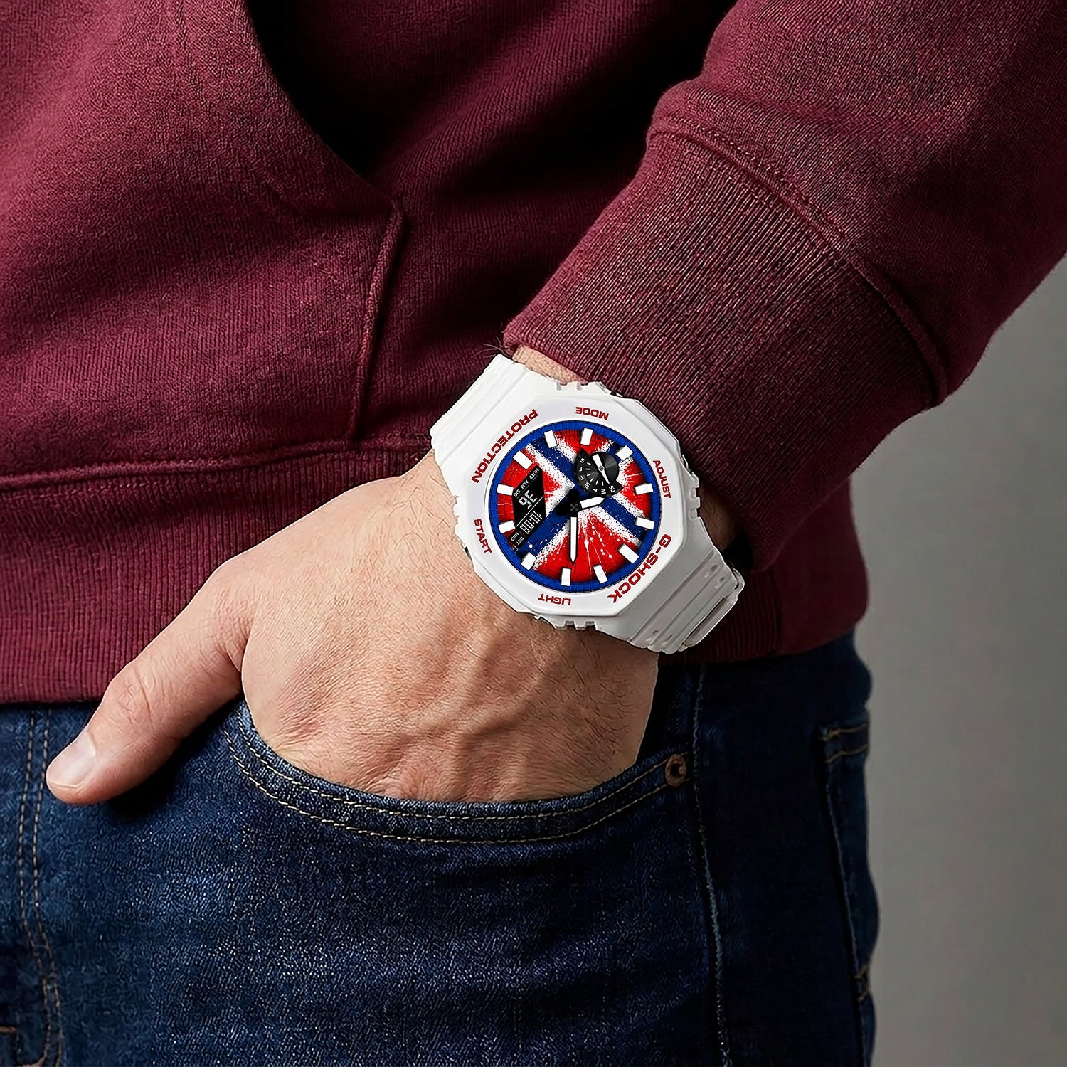 Casio G-Shock Norway national flag watch by IFL Watches