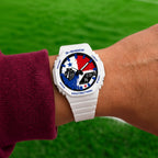 Casio G-Shock Panama flag dial watch, customized by IFL Watches