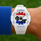 Casio G-Shock Paraguay flag dial watch, customized by IFL Watches