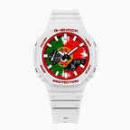 Casio G-Shock Portugal — white custom G-Shock with the Portugal flag dial, by IFL Watches