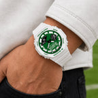 Casio G-Shock Saudi Arabia flag watch worn on the wrist, by IFL Watches