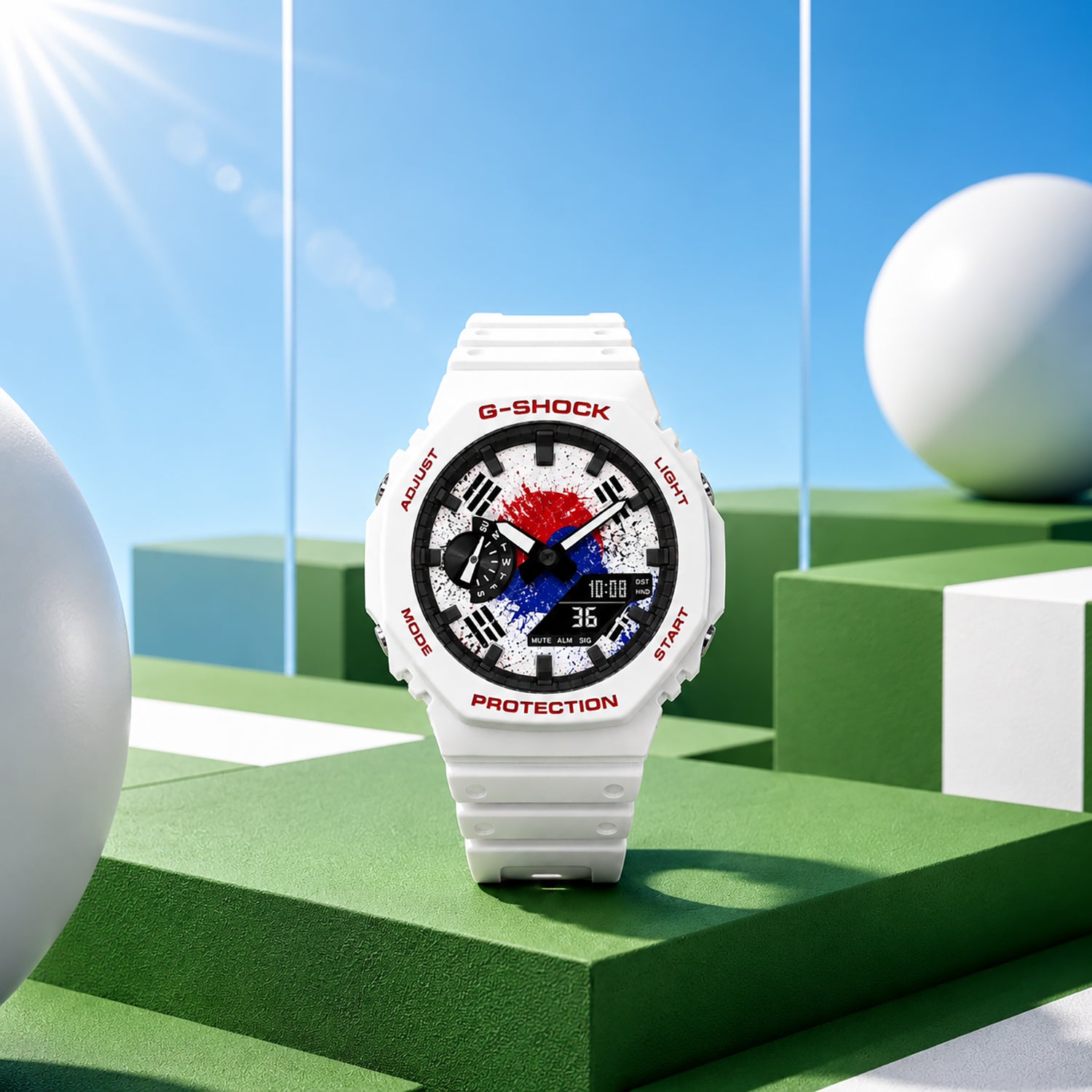 Casio G-Shock South Korea national flag watch by IFL Watches