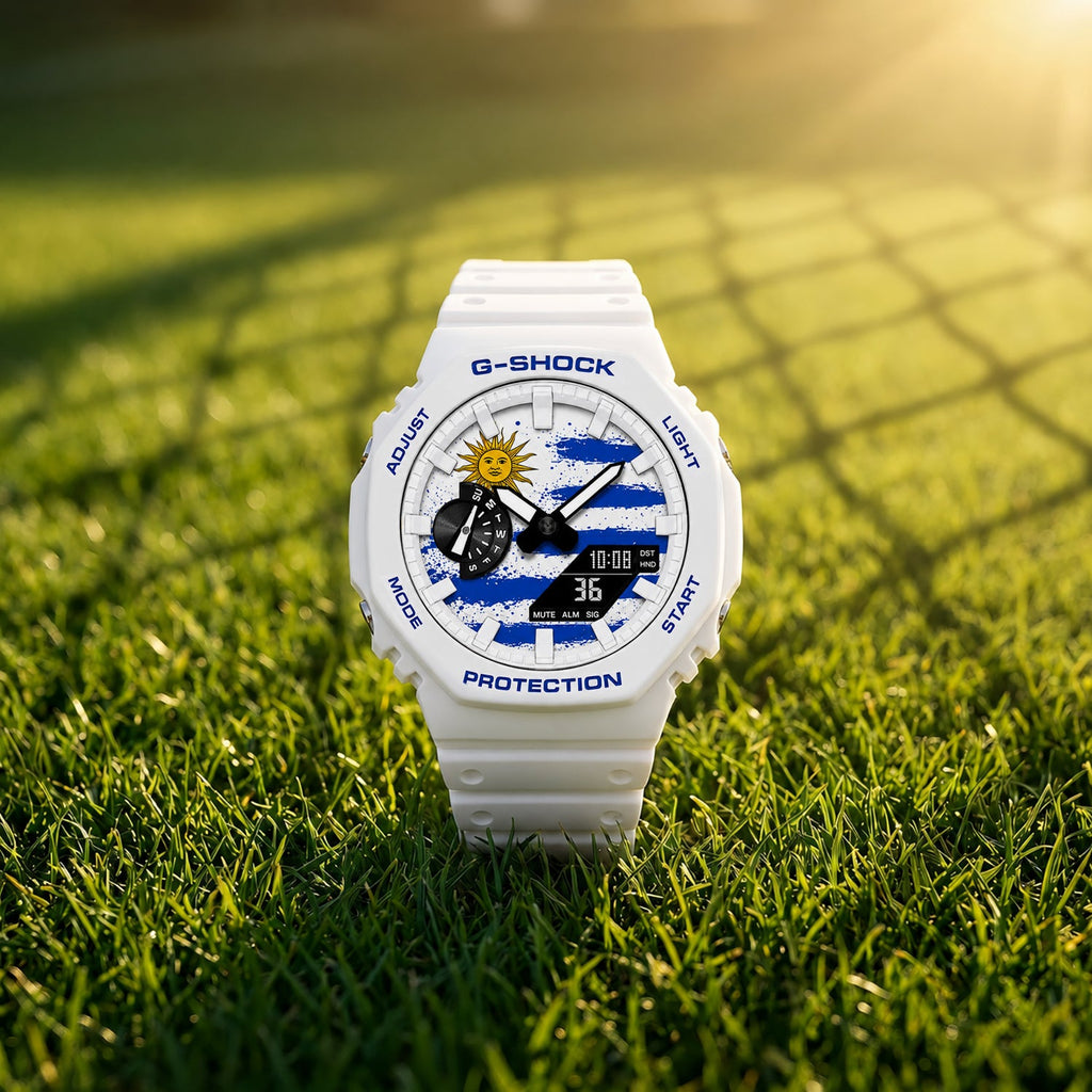 Casio G-Shock Uruguay national flag watch by IFL Watches