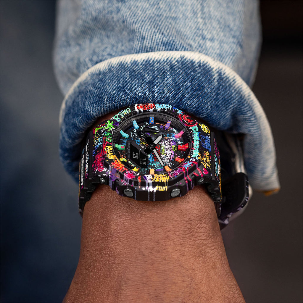Casio G-Shock Vandalism — Street graffiti artwork worn on the wrist, custom limited edition by IFL Watches