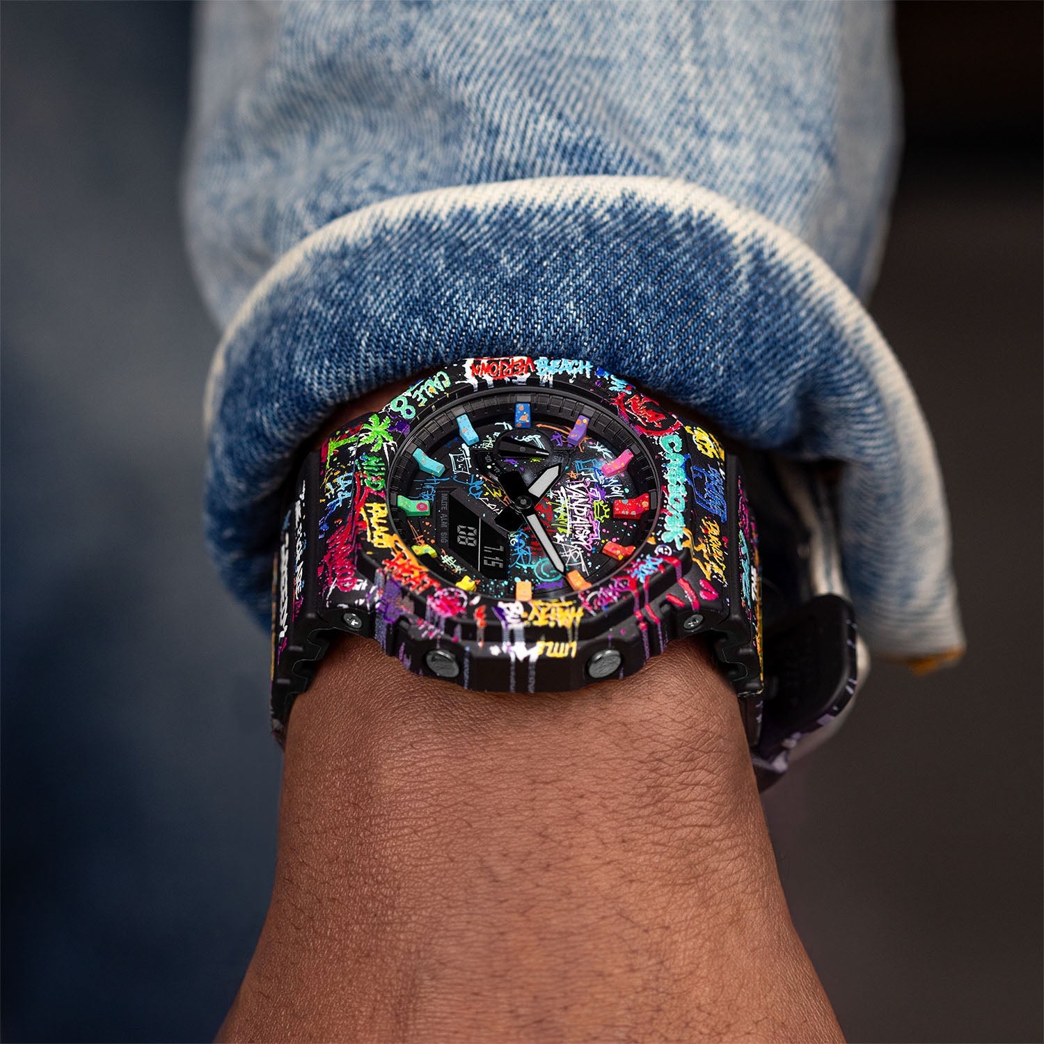 Casio G-Shock Vandalism — Street graffiti artwork worn on the wrist, custom limited edition by IFL Watches