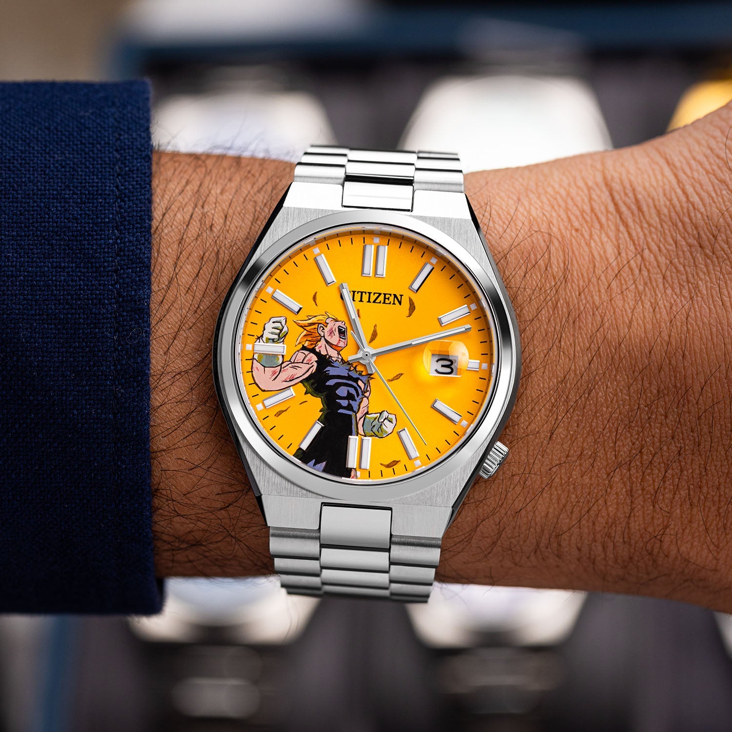 Final Atonement Concept – Hand-customized Citizen Tsuyosa Automatic featuring anime warrior artwork, a bespoke timepiece by IFL Watches