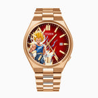 Royal Rage Concept – Rose gold Citizen Tsuyosa transformed with hand-painted power transformation artwork, a unique bespoke creation by IFL Watches