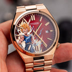 Royal Rage Concept – Rose gold Citizen Tsuyosa transformed with hand-painted power transformation artwork, a unique bespoke creation by IFL Watches