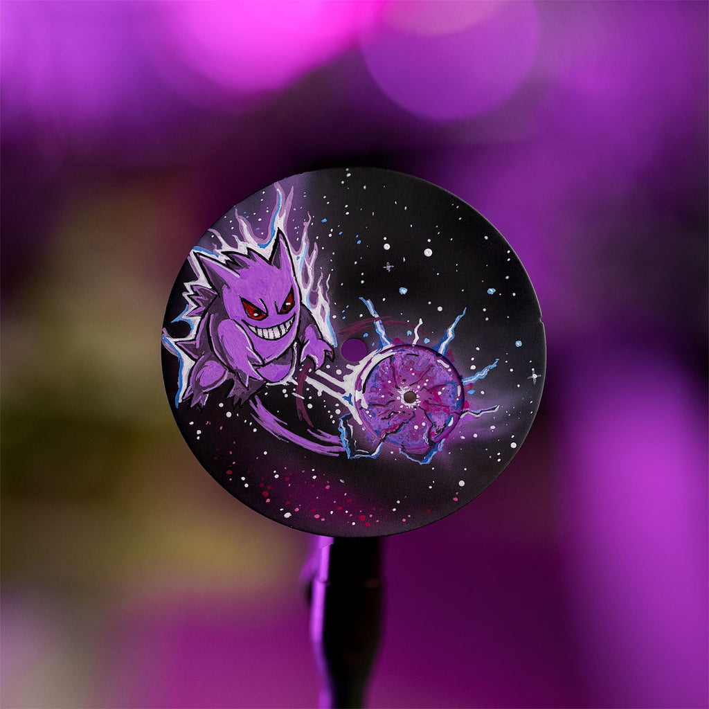 Defiant Shadow Concept — The hand-painted dial alone before casing, showing every star and brushstroke of the custom artwork, a bespoke timepiece by IFL Watches.
