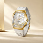 Tsar Bomba Lumina White Gold — Standing on a smooth surface, seen in three-quarter view, available at IFL Watches.