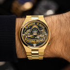 Where Is My Money – Hand-painted custom Citizen Tsuyosa Automatic featuring guardian and diamond artwork, a bespoke timepiece