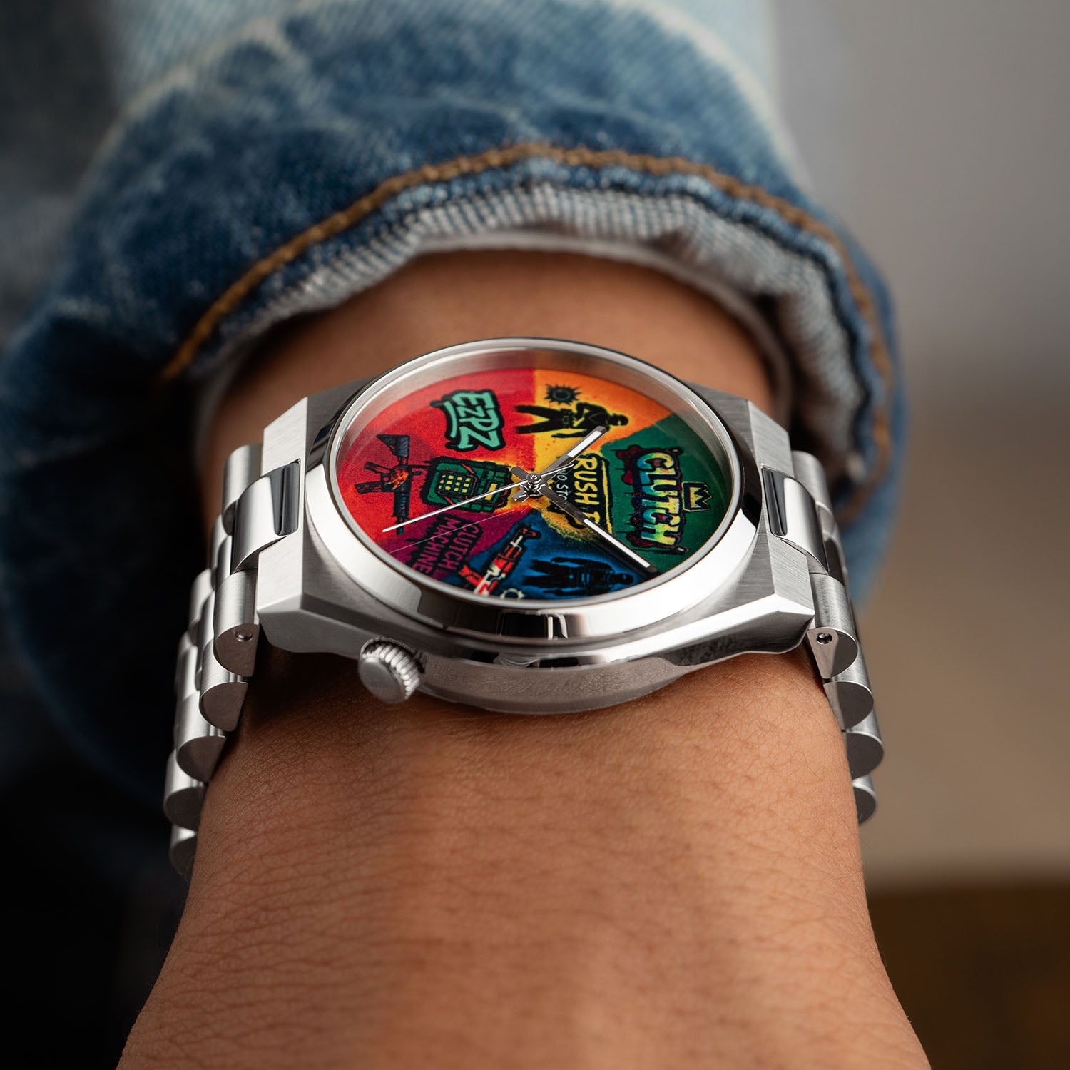 Citizen Tsuyosa Clutch King — Custom Citizen Tsuyosa featuring tactical gaming artwork, a bespoke timepiece by IFL Watches