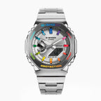 Hand-Painted G-Shock CasiOak Full Metal Rainbow by IFL Watches