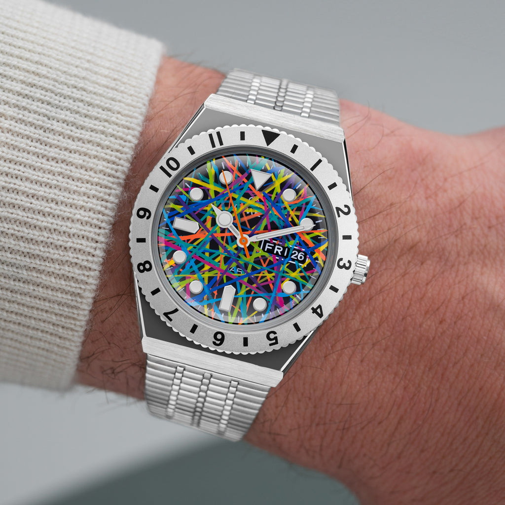 Timex Q Prism – Exclusive hand-painted timepiece from Timex Q Diver Custom CollectionTimex Q Prism – Exclusive hand-painted timepiece from Timex Q Diver Custom Collection