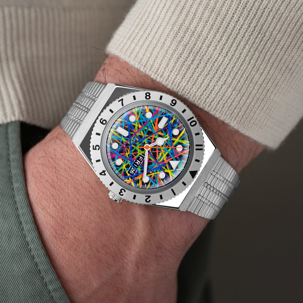Timex Q Prism – Exclusive hand-painted timepiece from Timex Q Diver Custom Collection