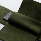 Verdant Camo Chronovault – Premium Leather Watch Pouch