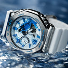 G-Shock CasiOak Orca Limited Edition Watch – Hand-Painted Custom Dial with Arctic Theme and Orca Artwork